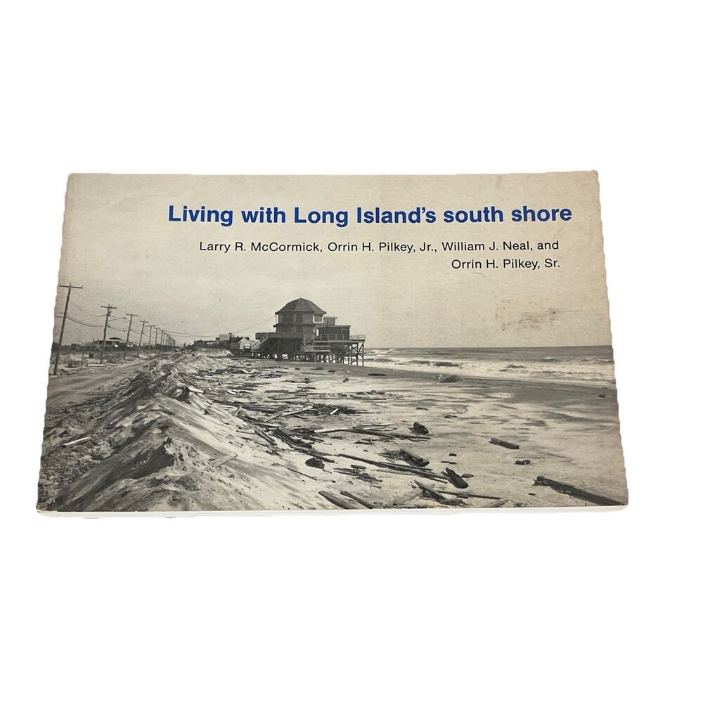 Living with Long Island's South Shore Book 1984 Ecology NY Beaches Montauk ~ LI